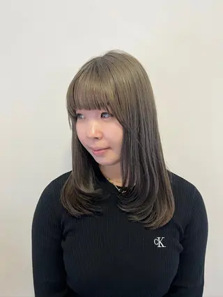 ミディアム 【Natural】 KURUMI🍒のヘアスタイル