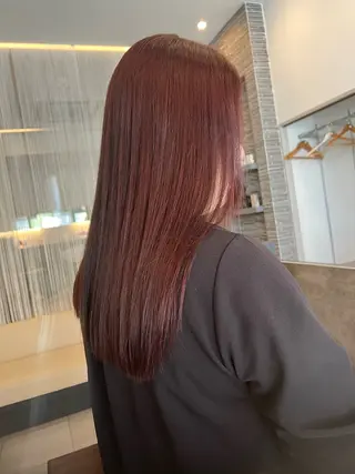 セミロング カラー GiseL アンリのヘアスタイル