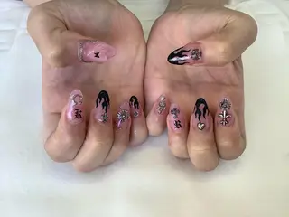 ネイル 💎🐰 saki. m 🐰💎のネイルデザイン