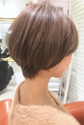 ショート カラー ヘアアレンジ ai あいのヘアスタイル