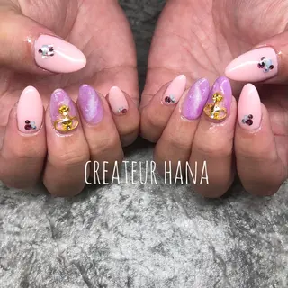 ネイル クレアトゥール華 都賀店所属・三橋 結菜のネイルデザイン