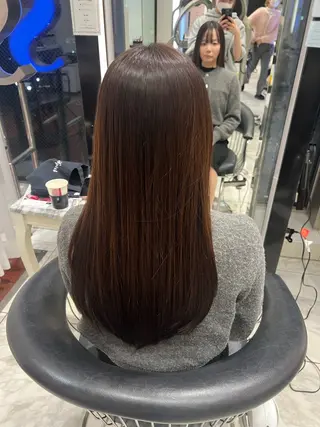 ロング パーマ コテ巻きパーマ♡ 篠谷 悠衣のヘアスタイル