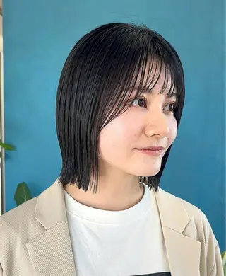 ミディアム lit.所属・【lit.】SATO HIROSHIのヘアスタイル