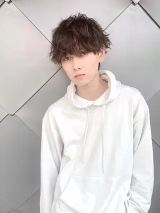 パーマ メンズ teddy（テディ）所属・カットモデル募集中 🩵🫧あかねのヘアスタイル