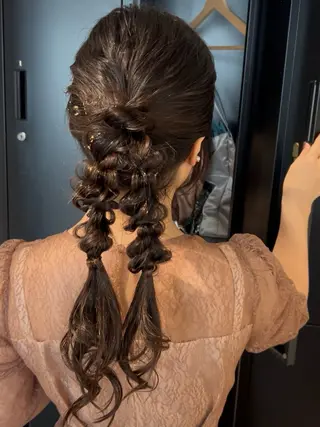 ロング ヘアセット/透明感 カラー/MIHO♡のヘアスタイル