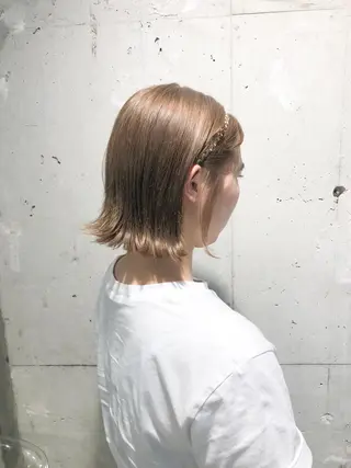 ショート カラー パーマ ヘアアレンジ メンズ キッズ ネイル マツエク・マツパ Rene'所属・当日予約⭕️ yuriのヘアスタイル