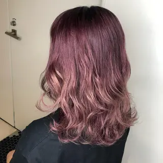 ミディアム カラー ヘアアレンジ マツエク・マツパ Noah's　Ark所属・透明感カラー🫧ヘア セット🫧松本菜月の眉毛・アイブロウイメージ