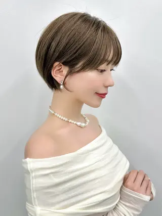 ショート カラー ハイライト/ショート /ボブ/RYOHEIのヘアスタイル