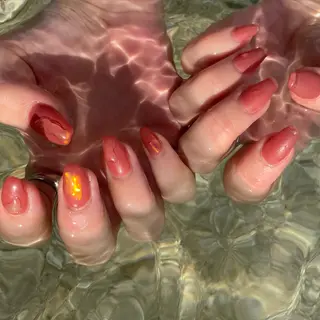 ネイル カメレオン京橋🌻 草葉由佳のネイルデザイン