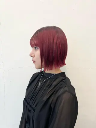 ショート カラー ヘアアレンジ HARU//原宿🤍 リピート率NO.1のヘアスタイル