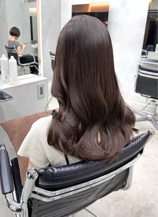 ロング カラー 染谷 遥花のヘアスタイル