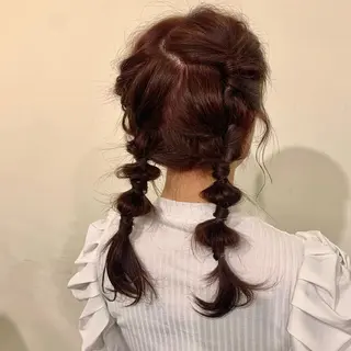 カラー ヘアアレンジ MAKE'S omotesando所属・狐塚 未咲のヘアスタイル