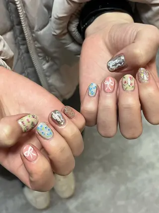 ネイル NailByua 武蔵新城徒歩4分のネイルデザイン