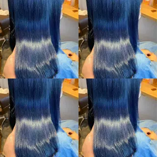 セミロング カラー ヘアアレンジ 💎韓国レイヤー ×エクステゆうま💎のヘアスタイル