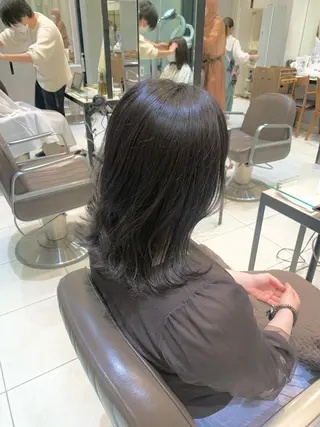 ミディアム SALOWIN 銀座一丁目店所属・髪質改善/縮毛矯正 🎀小林 唯 🎀のヘアスタイル