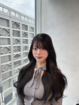 ロング カラー ️透明感/アレンジ/ 🎀こゆき🎀のヘアスタイル