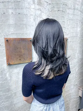 ミディアム ショート/レイヤー/ ツヤ髪/なかちゃんのヘアスタイル