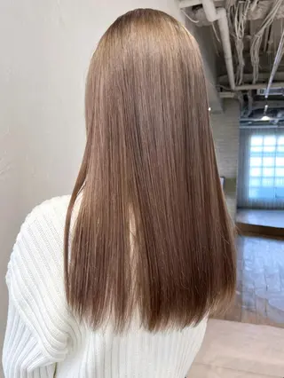 セミロング パーマ カラー ヘアアレンジ ITbyALBUM 松戸のヘアスタイル