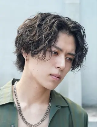 パーマ メンズ 👑メンズパーマ屋 👑/栄/馬場斗生のヘアスタイル