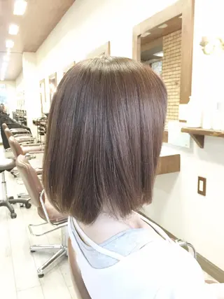 ショート ミディアム セミロング ロング カラー 日比 貴大/ minim hairのヘアスタイル