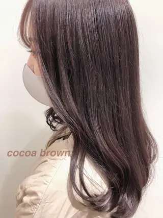 セミロング レイヤーカット❤︎ 韓国ヘア❤︎YUKAのヘアスタイル