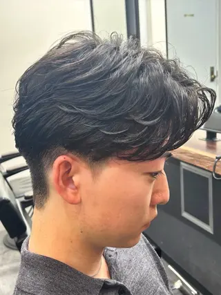 ショート パーマ メンズ 【メンズパーマ特化】 🍏網中勇喜のヘアスタイル