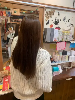 ロング “ととのう”ヘッドス パ🌿本多麻亜優のヘアスタイル