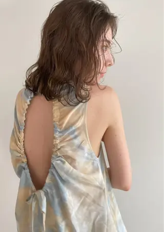 ミディアム カラー ハイトーン／カラー 🍄Kurumi🍄のヘアスタイル