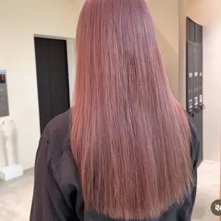 セミロング 🩵ブリーチ・レイヤ ー/あさか 🩵のヘアスタイル