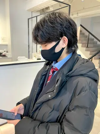 ショート パーマ メンズ 🇰🇷カルマパーマ kaito🇰🇷のヘアスタイル