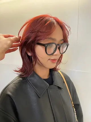 カラー 抜け感レイヤー🎶 ハイトーン/りりのヘアスタイル