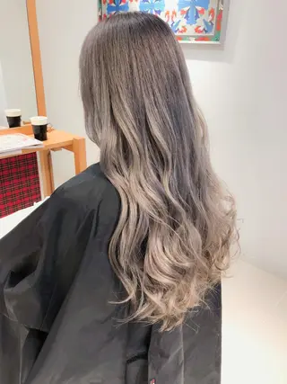 ロング カラー Days 透明感カラーのヘアスタイル
