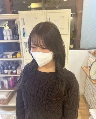 ロング カラー 🫧顔周りカット 🫧樫村優香のヘアスタイル