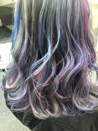 ロング カラー 原宿サロン代表 デザインカラー伊藤卓のヘアスタイル