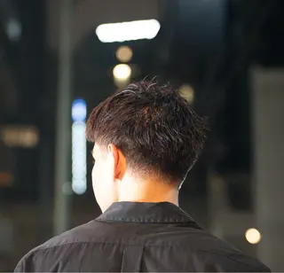 ショート カラー パーマ メンズ 🔗メンズサロン🔗 Kieのヘアスタイル