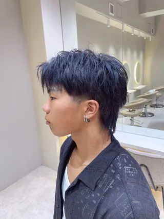 メンズ ブリーチ🌟リタッチ 🎠KANON🎡のヘアスタイル