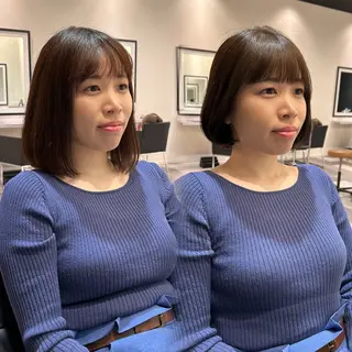 ショート カラー 中原 優美のヘアスタイル