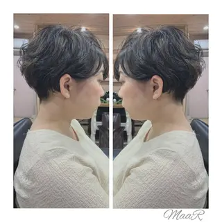 ショート カラー MaaR所属・Asuka Mabuchiのヘアスタイル
