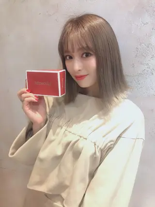 セミロング ボンドストーリーノヴァ所属・縮毛矯正・髪質改善 ❣️三浦正也のヘアスタイル