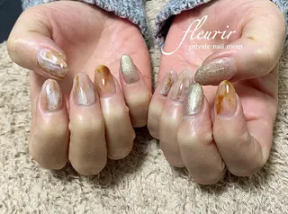 ネイル フルリール 【プライベートサロンのネイルデザイン