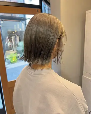 ショート カラー 神戸ボブ✂️ ioe三宮/田 伸佳のヘアスタイル