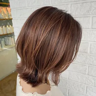 ショート カラー おくだ　りお /ハイトーンカラーのヘアスタイル