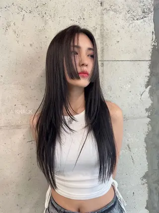 ロング ♡くすみトレンド ♡Rikutoのヘアスタイル