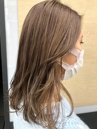 セミロング yoon所属・Kaede .のヘアスタイル