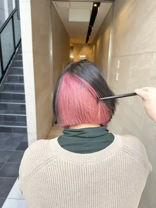 ミディアム 梅田/茶屋町/ハイト ーン/kizunaのヘアスタイル