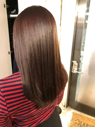 ミディアム カラー SALOWIN 表参道所属・シンカ 表参道のヘアスタイル