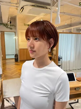 ショート カラー Ogata Marinaのヘアスタイル