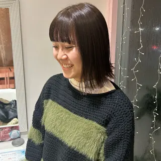 ミディアム カラー 💙ルル💙 ハイトーン/レイヤーのヘアスタイル