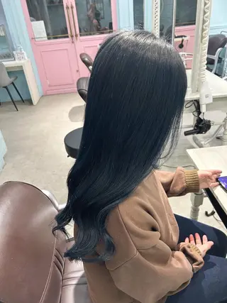 ロング カラー ヘアアレンジ 💕ブリーチ/ヘアメ 🎀YUUKAのヘアスタイル