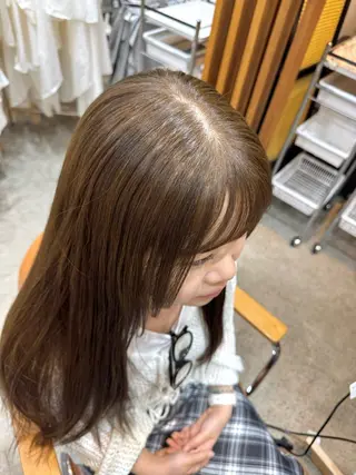 ミディアム カラー 🫧髪質改善/Wカラ ー 暖色 🌸桜🌸のヘアスタイル